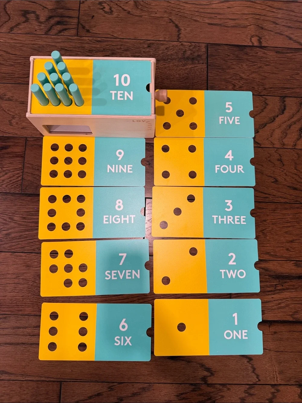 Lovevery Wooden Counting Box Free Spirit Play Kit 34,35,36 months - Picture 1 of 4
